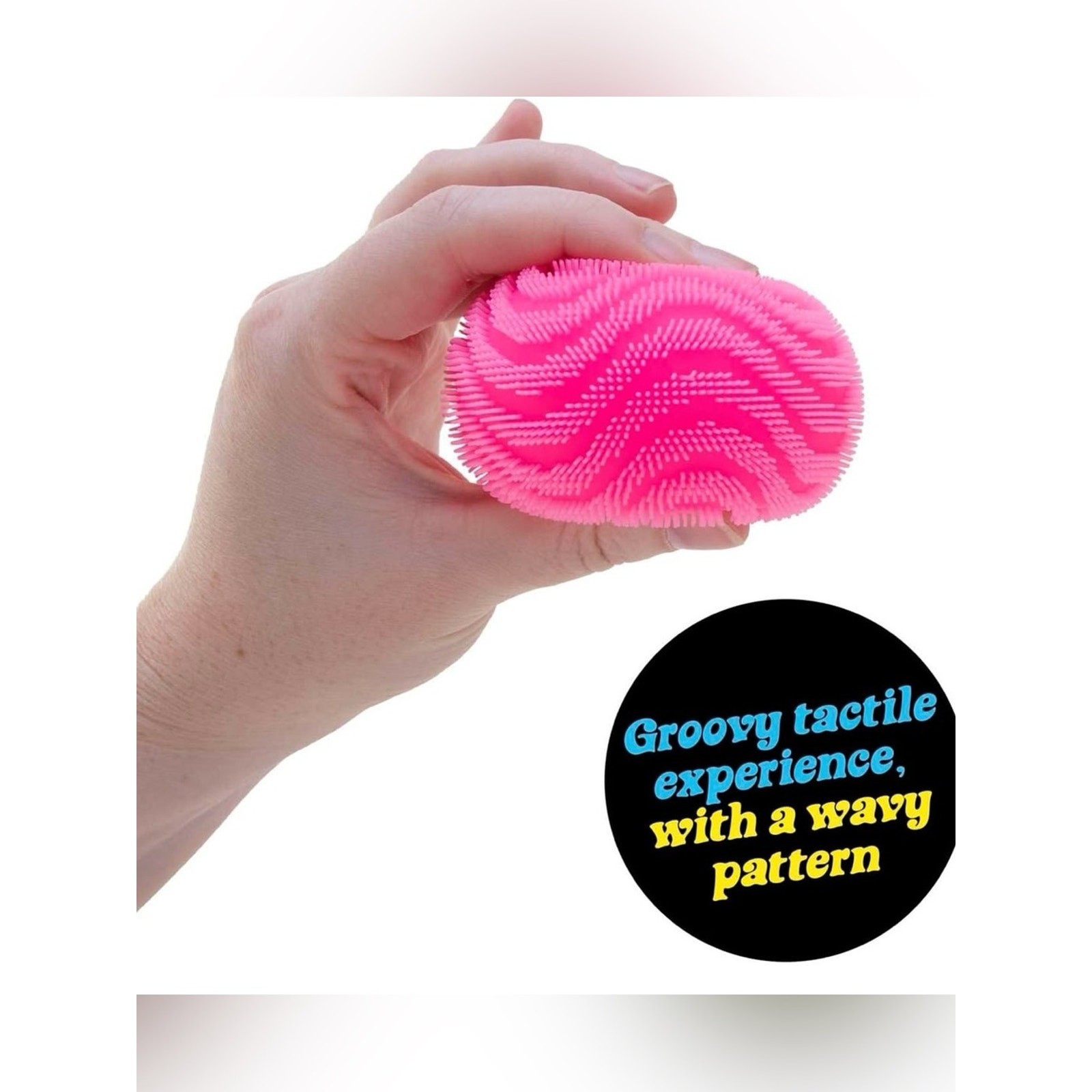 NeeDoh Fuzz Ball Wonder Waves – Pink – Sealed in Box :)!