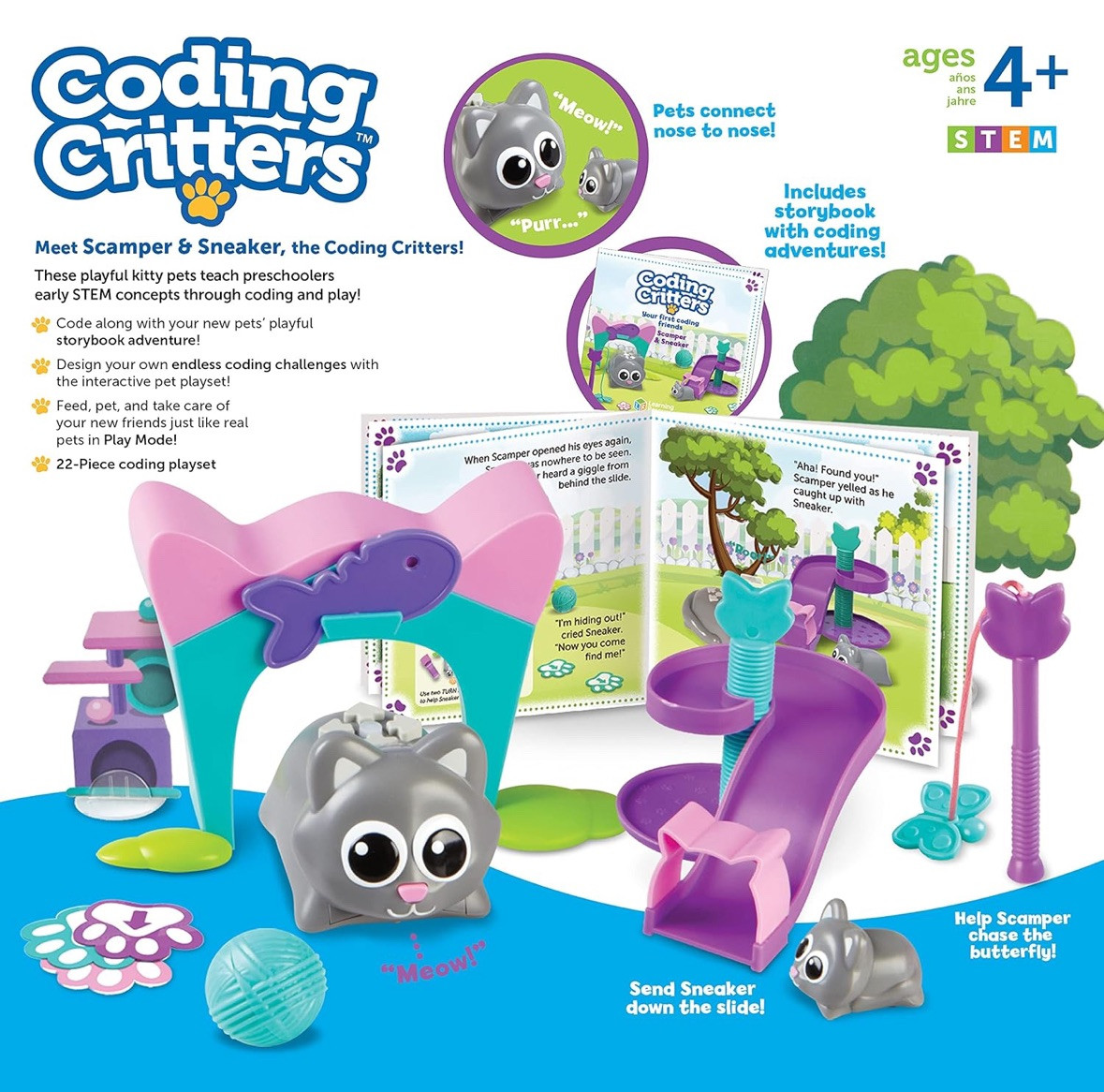 Learning Resources Coding Critters Scamper & Sneaker