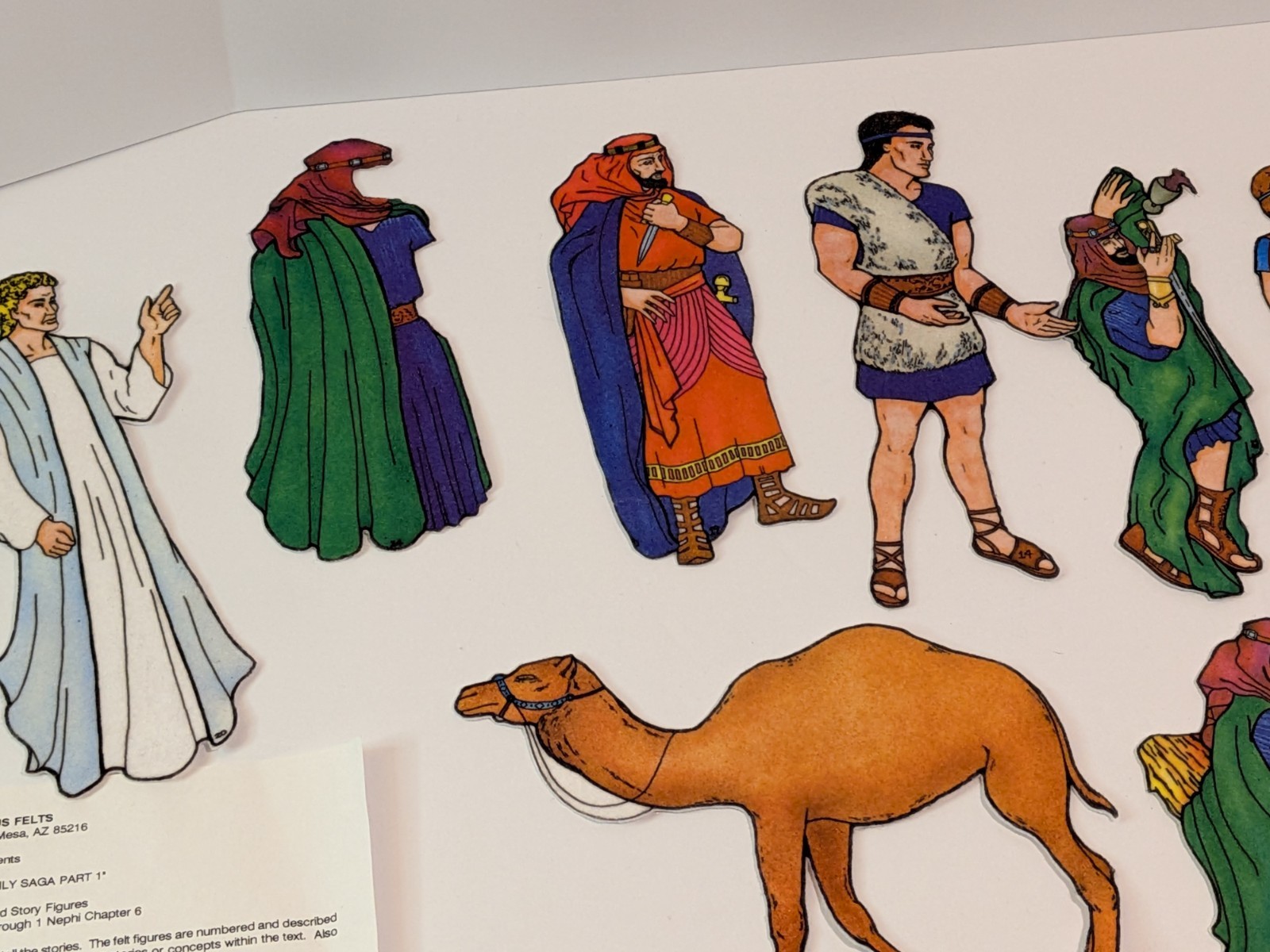 Book of Mormon Felt Flannel Stories Pattern LDS Nephi’s Family Saga