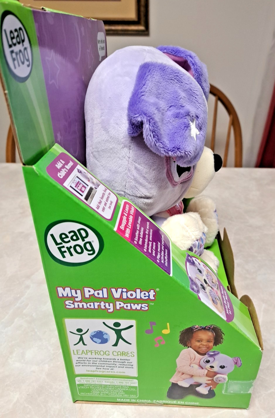 New LeapFrog My Pal Violet Smarty Paws – 40+ Songs & Phrases – Interactive Plush