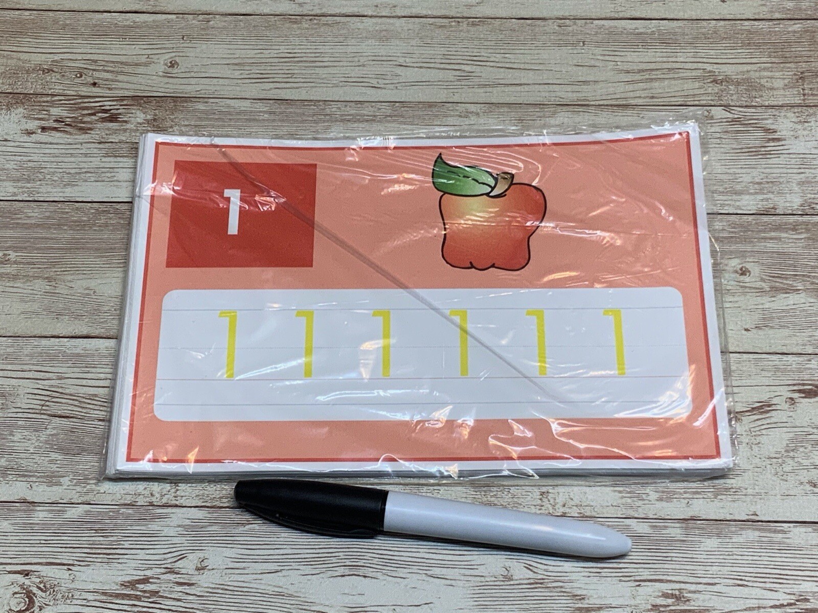 (2) Write & Wipe Activity Sets – Tracing Letters And Numbers – Learning Center