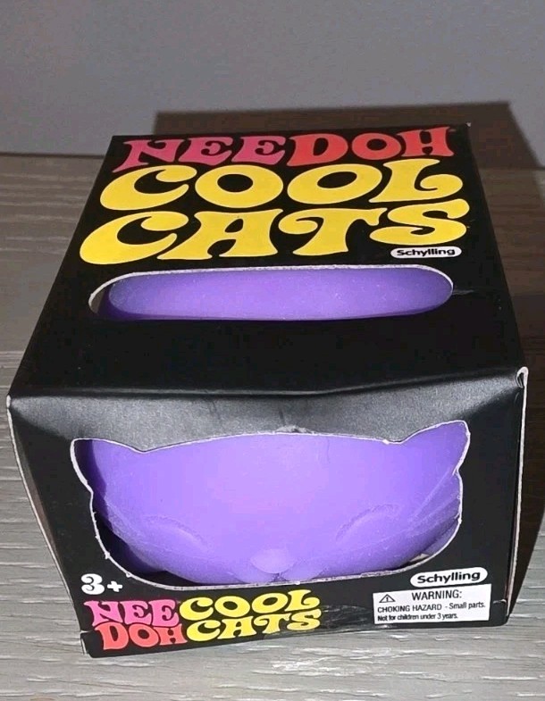 NeeDoh Cool Cats Stress Ball Pick Your Color