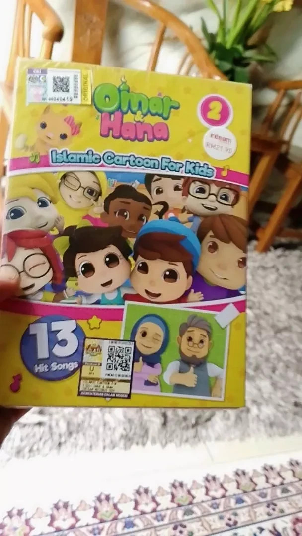 NEW Omar & Hana DVD Islamic Cartoon For Kids Song Children Kids English Video V2