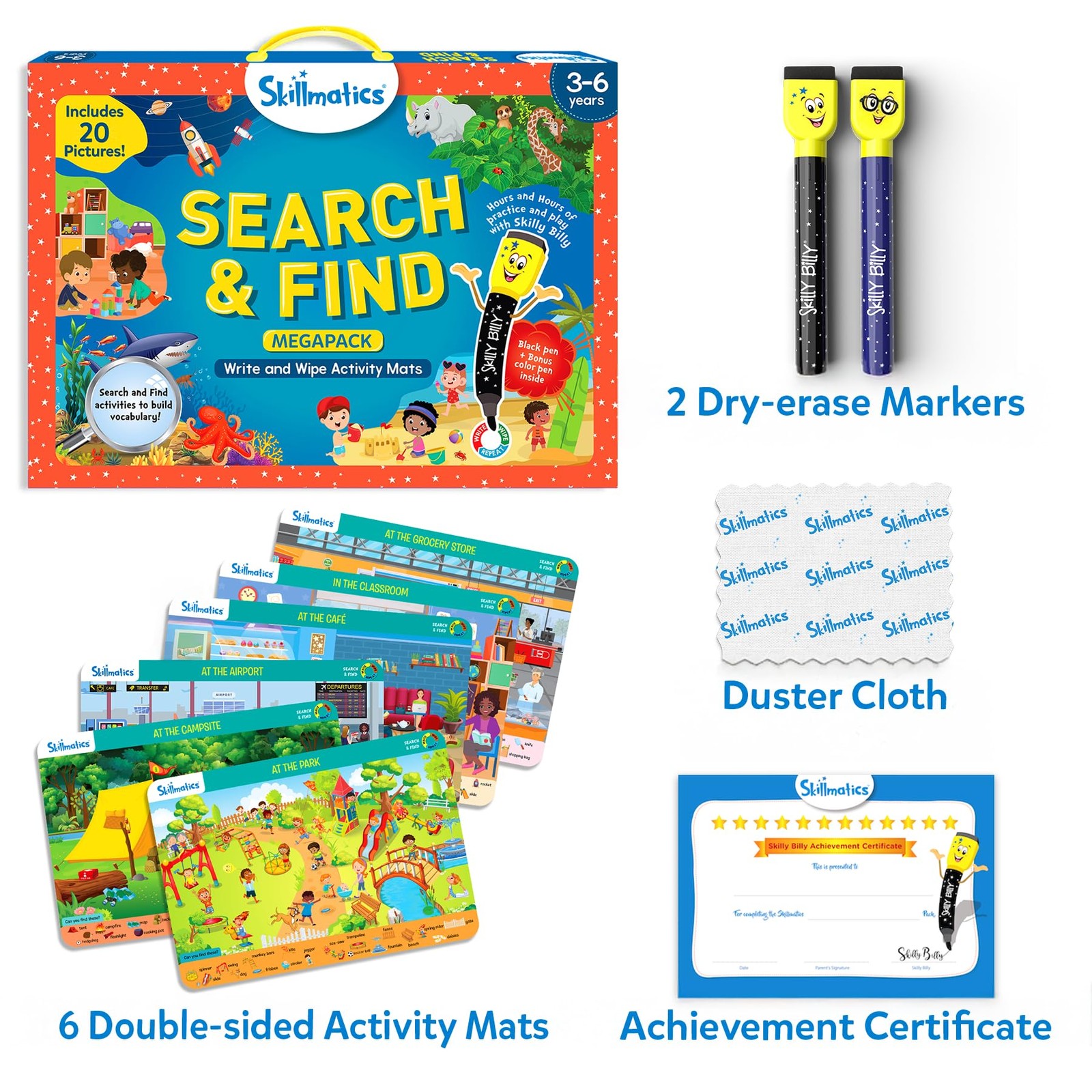 Search and Find Megapack Educational Game – Reusable Preschool Learning Activ…