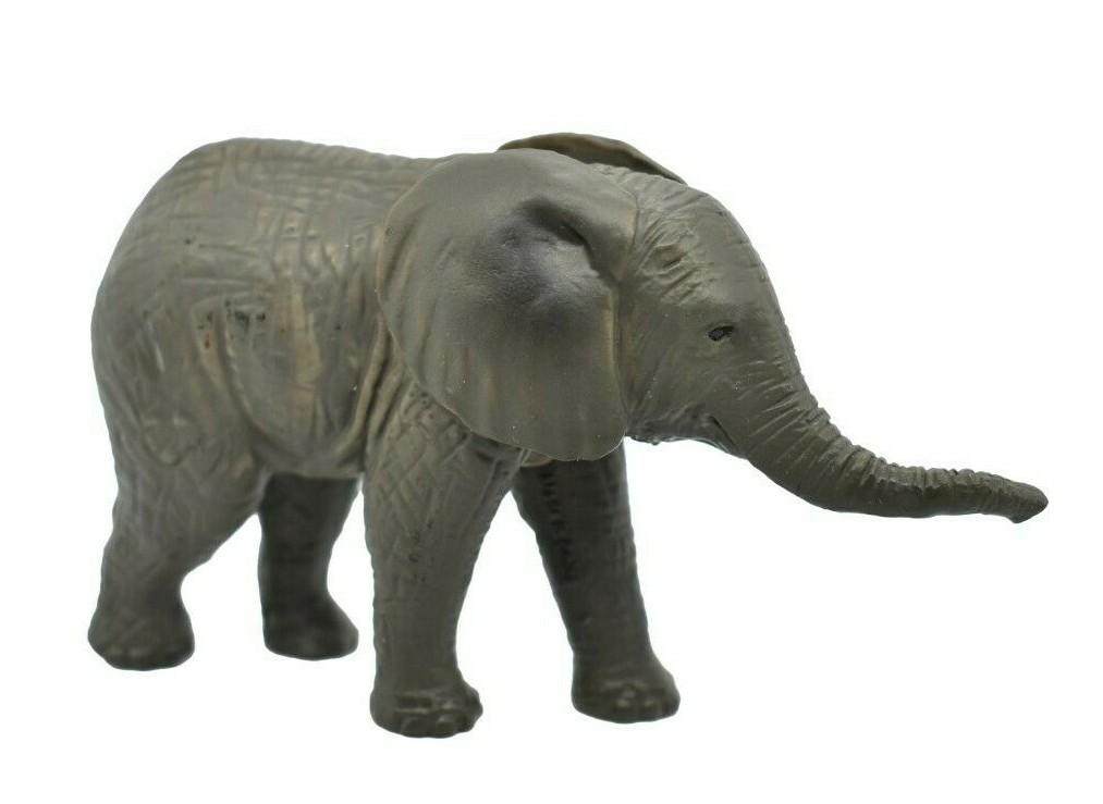 Elephant Calf Realistic Small Toy Model Plastic Replica Animal Gift 3.5″ M115