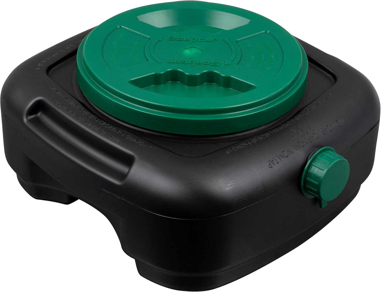 AM07029 7.3 Quart Oil Drain Pan with Lid, Filter Drain Screen, and Pour Spout fo