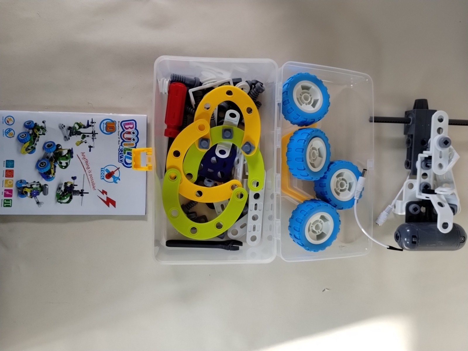 10 in 1 Electric Stem Toys for 5 + Boys & Girls Complete Toy Building Block Set