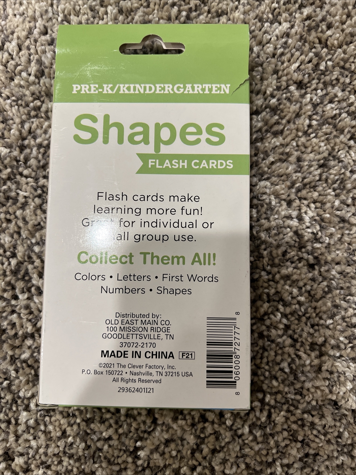 Flash Cards For Kids Toddlers Learning Educational Toys 4+ Year Olds- Shapes