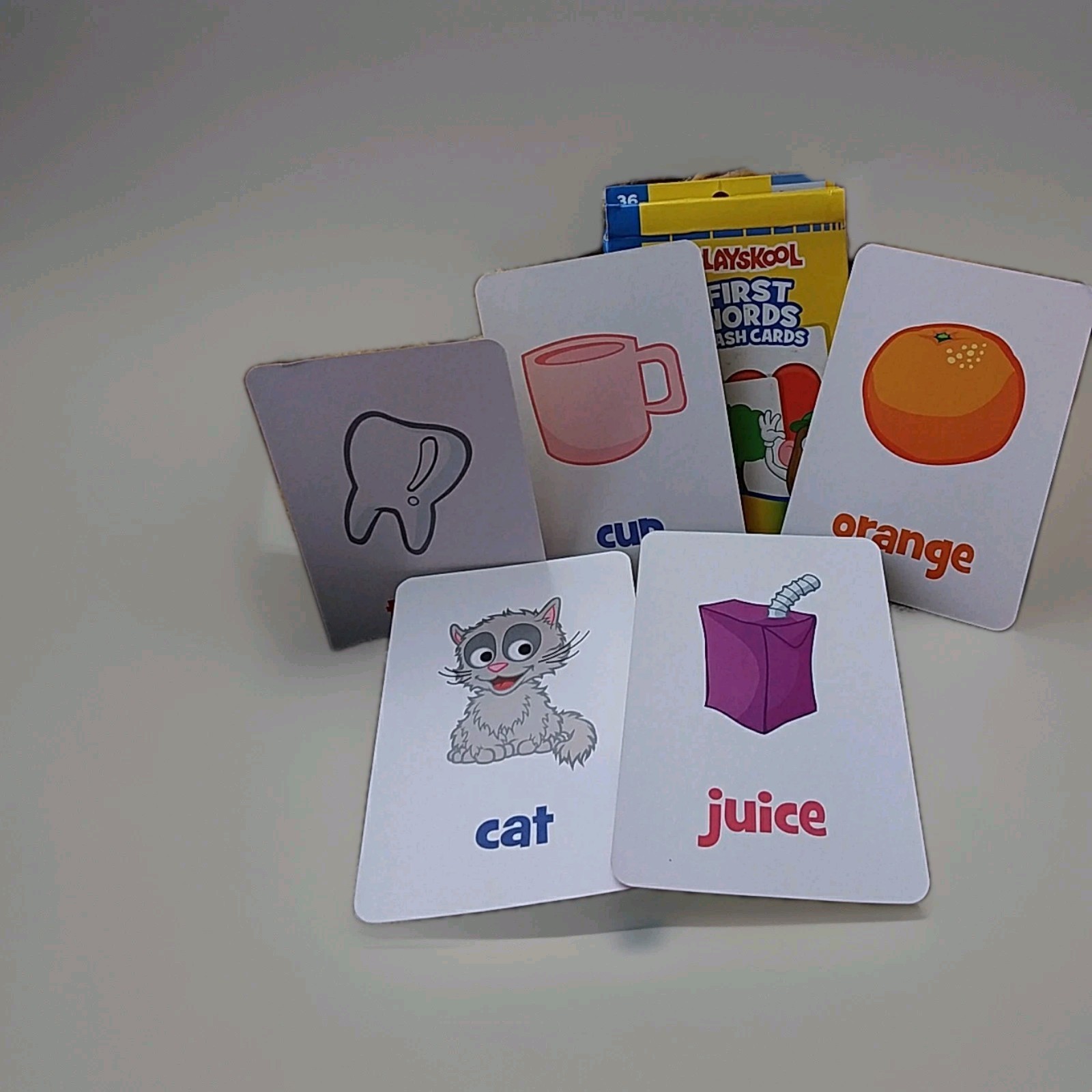 First Words Flash Cards PreK-K (36 Cards) ~ Mr. Potato Head ~ Playskool