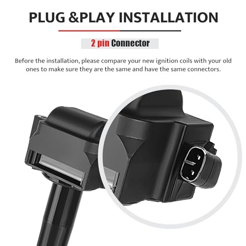 NPAUTO Ignition Coil Pack Compatible with V6 3.0L 1996 1997 1998 1999 2000 2001