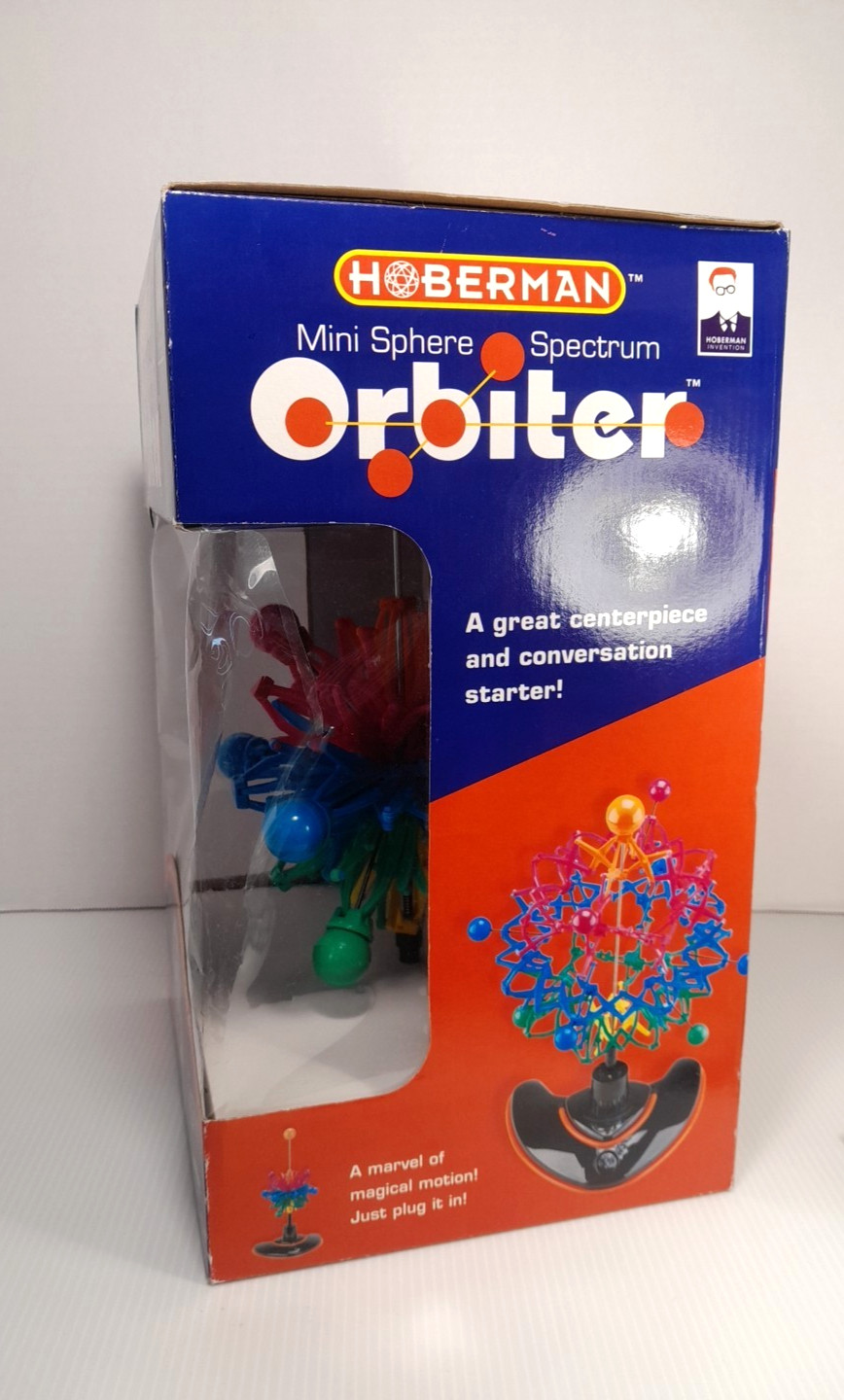 Vtg 2000 Hoberman Mini Sphere Orbiter Educational Toy New Open Box