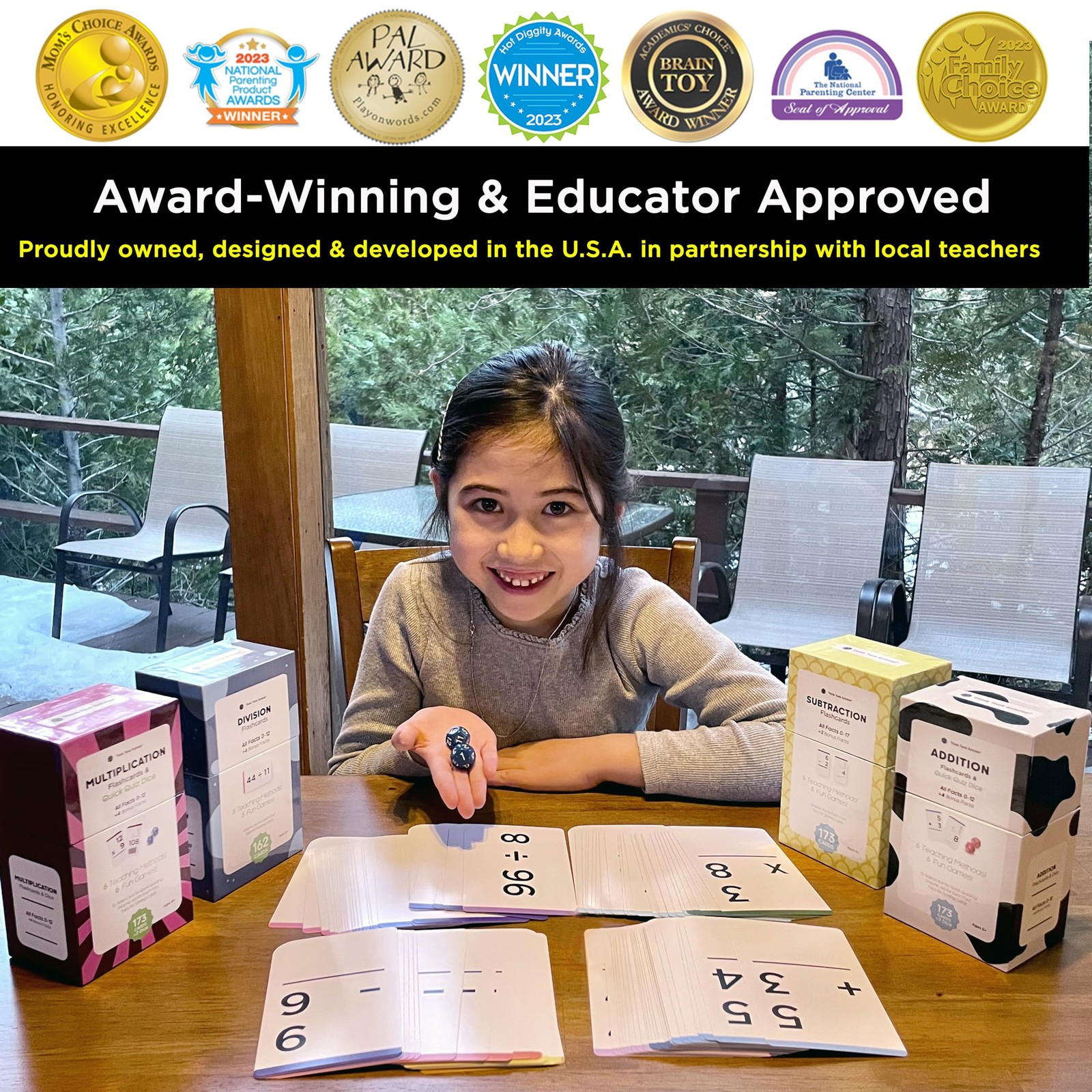 Award-Winning Math Flash Cards – 681 Addition, Subtraction, Multiplication & …