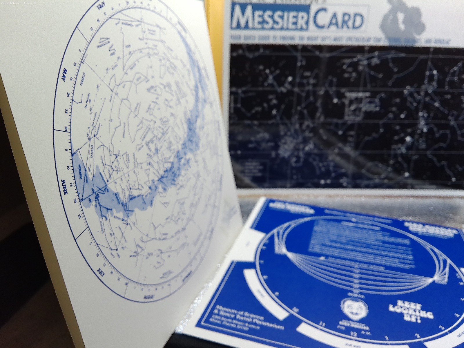 Jack Horkheimer Star Hustler wheel Messier cards astronomy lot 4 vintage