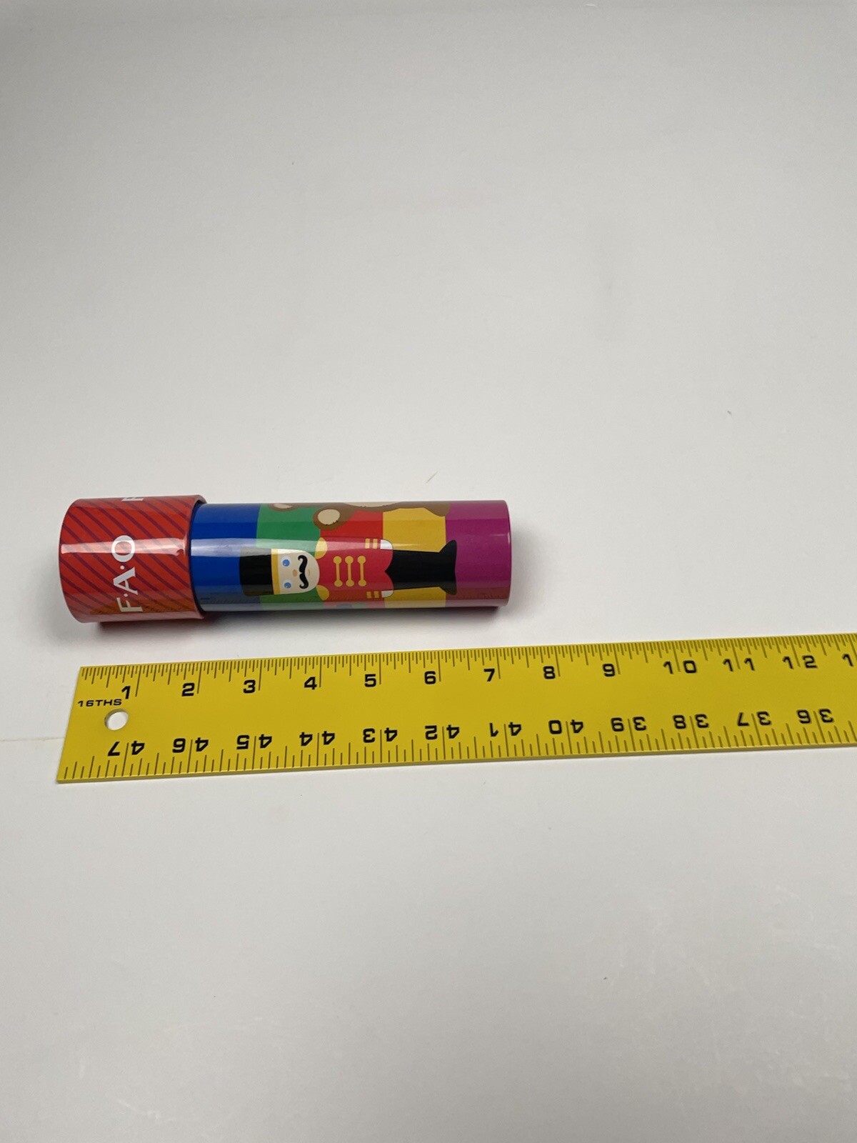FAO Schwarz Kaleidoscope Metal Plastic Beads Child’s Toy