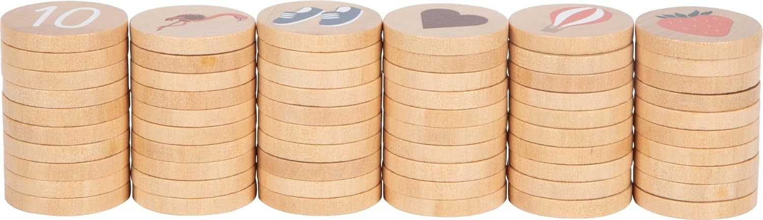 small foot Box, Wood, 60 Pictures for Sorting & discovering, for Kids Aged 3+ Ye
