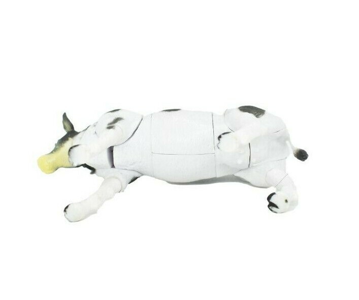 Cow, Black and White Holstein Realistic 3D Puzzle Toy Model Plastic 3.5″ F3046