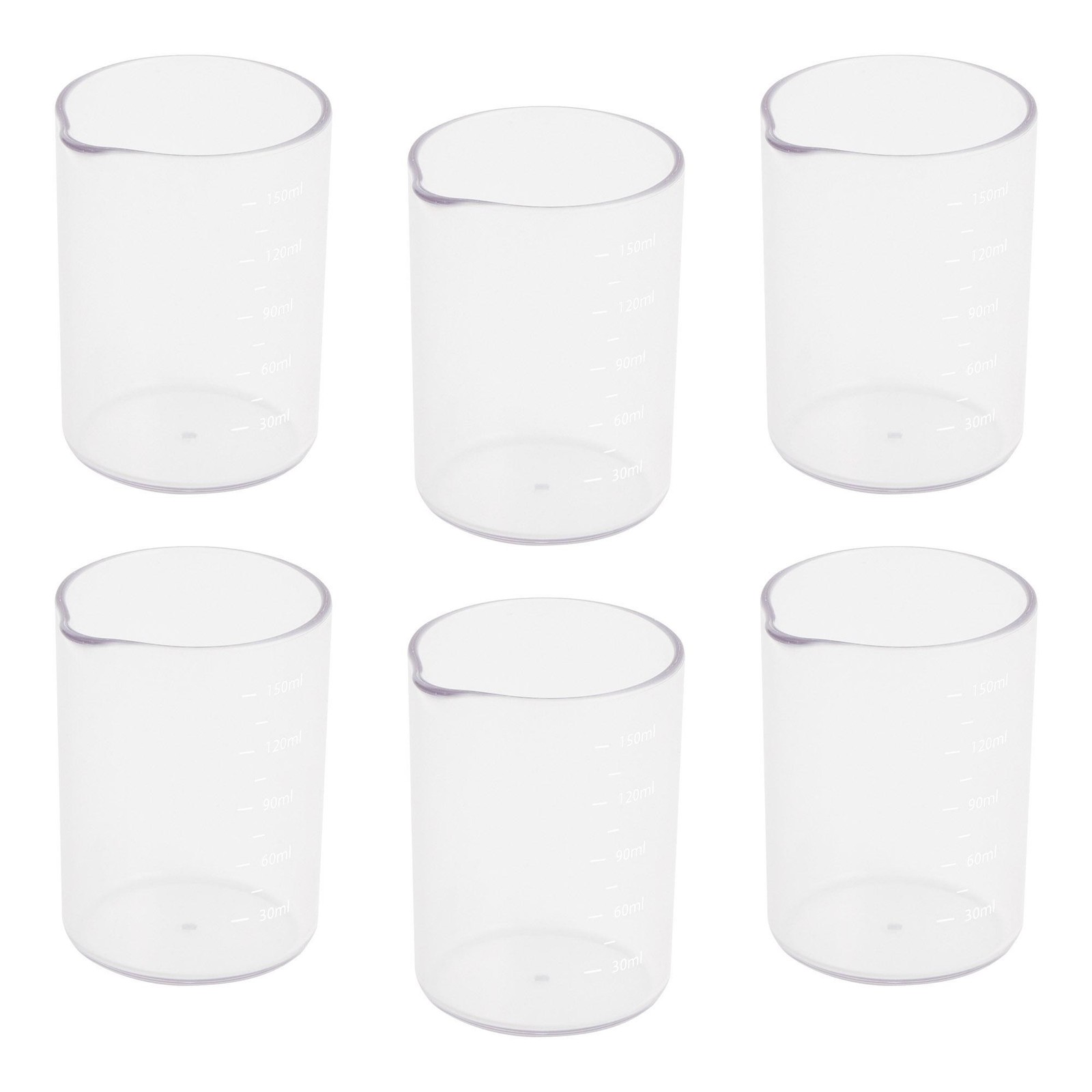 Kaplan Early Learning Kids’ Science Beaker – Set of 6