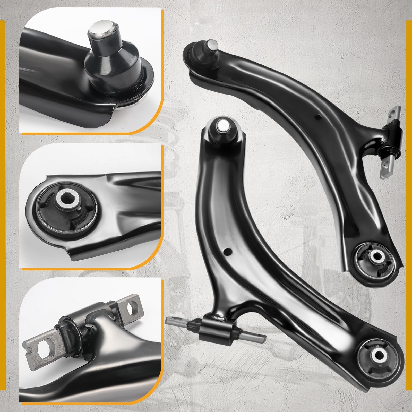 8pc Front Lower Control Arms – Suspension Kit for Nissan Rogue 2008-2013 & Se…