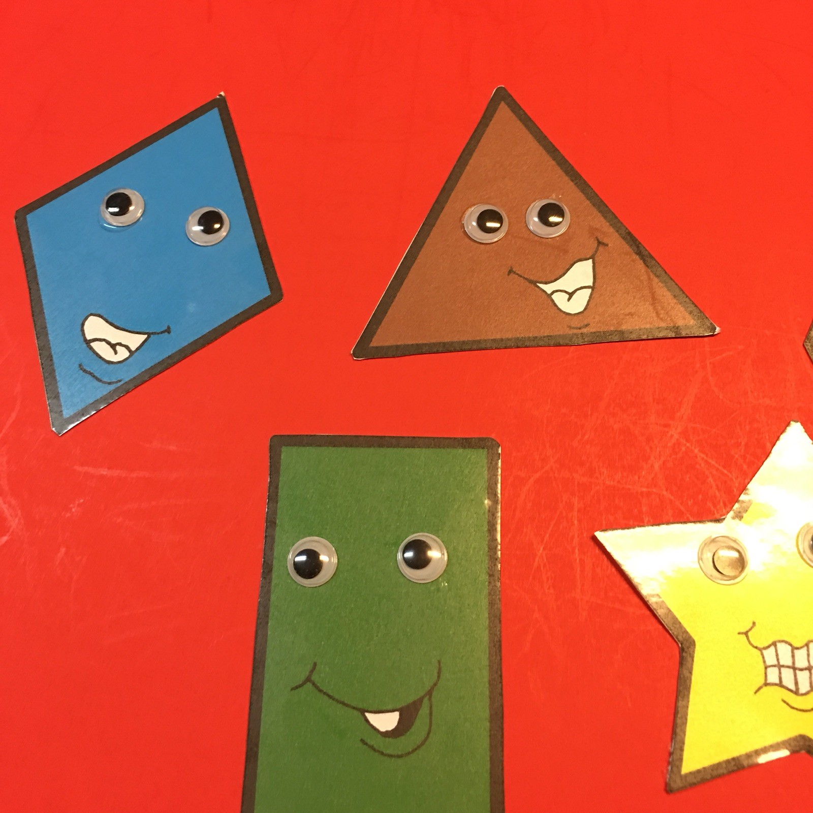 10 SHAPE PEOPLE – FLANNEL / FELT BOARD STORY PIECES PRESCHOOL