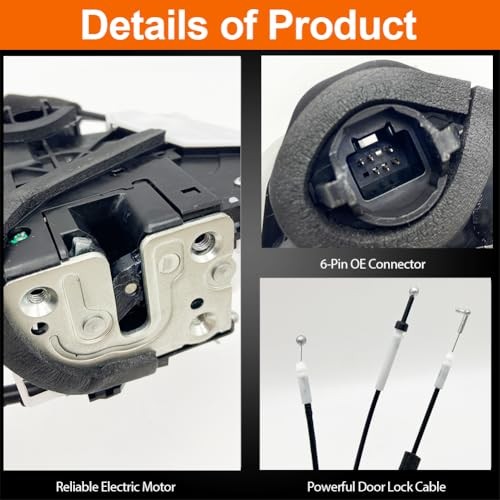 Door Lock Actuator Compatible with 2019-2023 Altima Front Left Driver Side Door