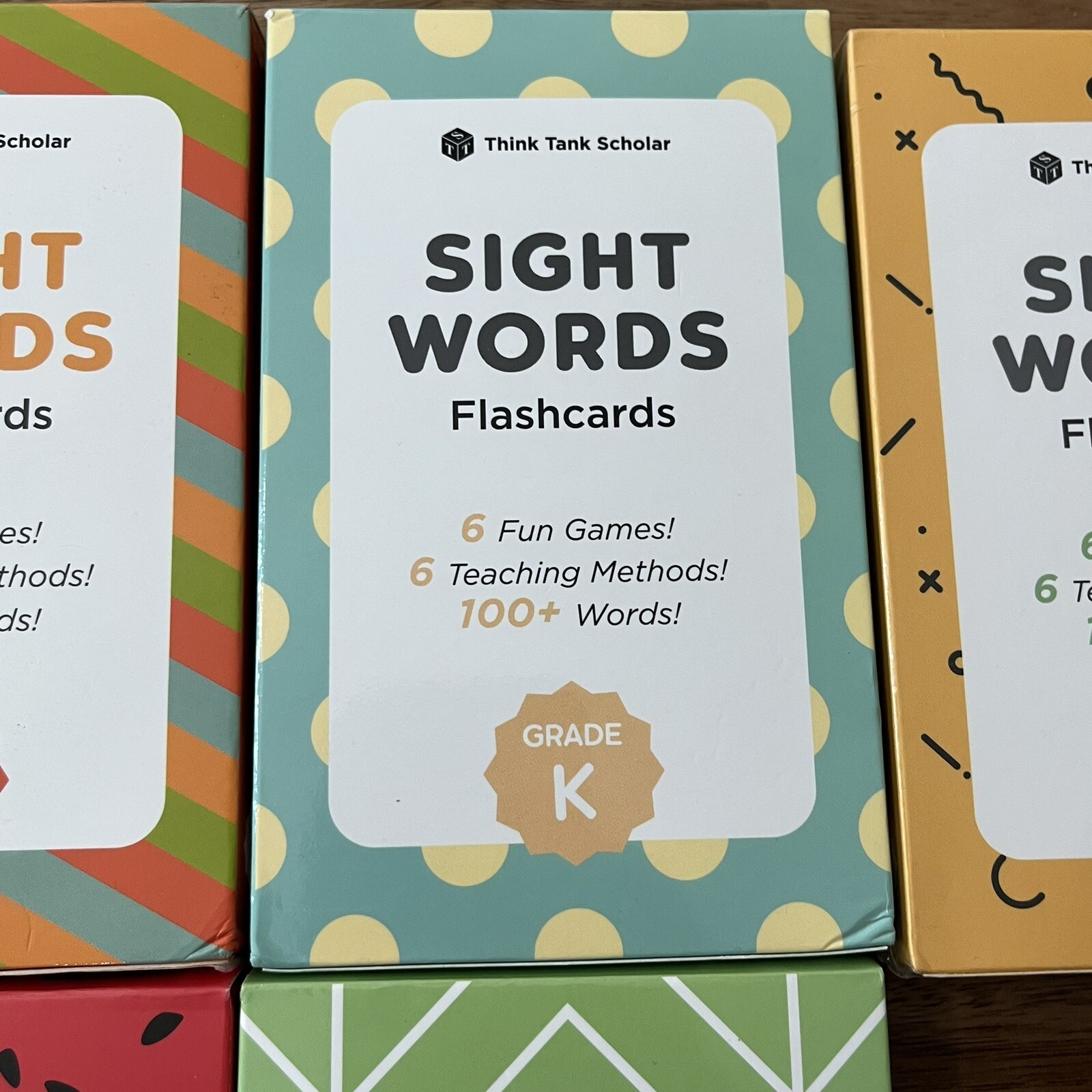 Think Tank Scholar 520 Sight Words Flashcards Set Pre-K to 3rd Grade