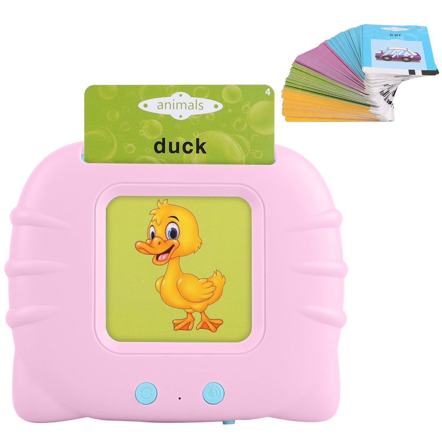 Talking Flash Cards 224 Words Learning Cards for Toddlers Preschool Toy 112 PCS