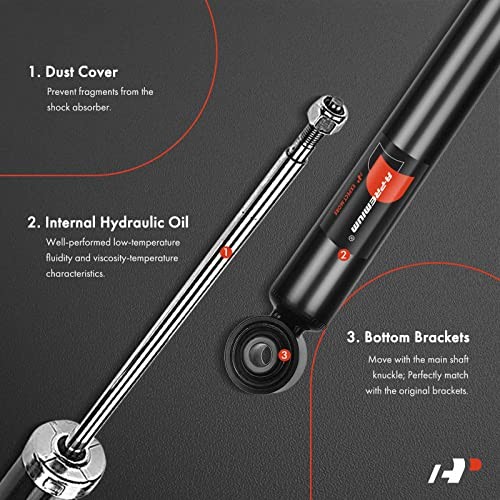 A-Premium Rear Suspension Shock Absorber Compatible with Volkswagen Jetta