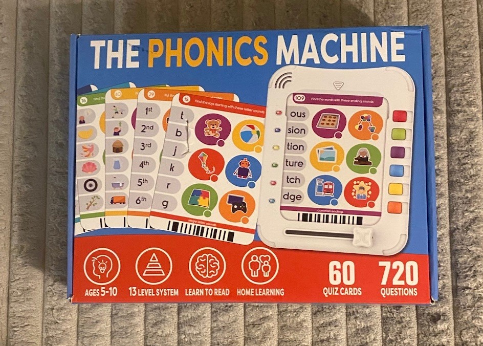 Phonics Machine Learning Pad – Electronic Reading Game Age 5-11 – Missing 1 Card