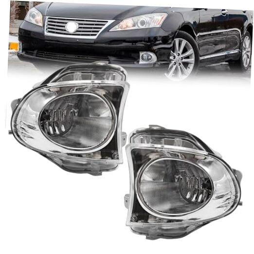 Fog Lights Replacement for 2010 2011 2012 ES240 / ES350 Front Bumper Fog Lamps