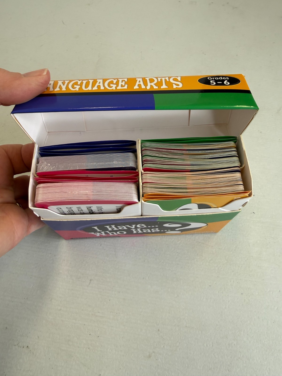Teacher Created Resources I Have..Who Has? Language Arts Grades 5-6 Math 4-5 Set