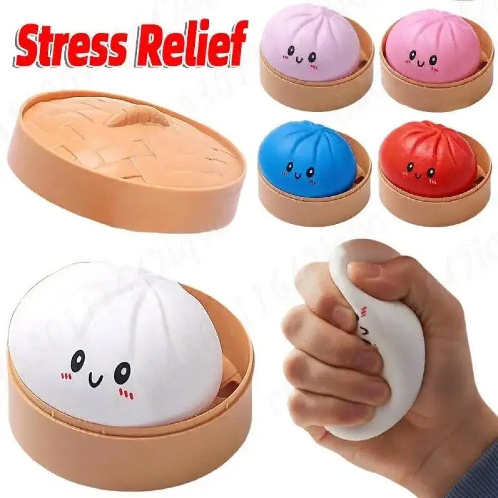 Giant Dumpling Steamed Bun Dumpling Toy Soft Adorable Squeezing Toy New JQ