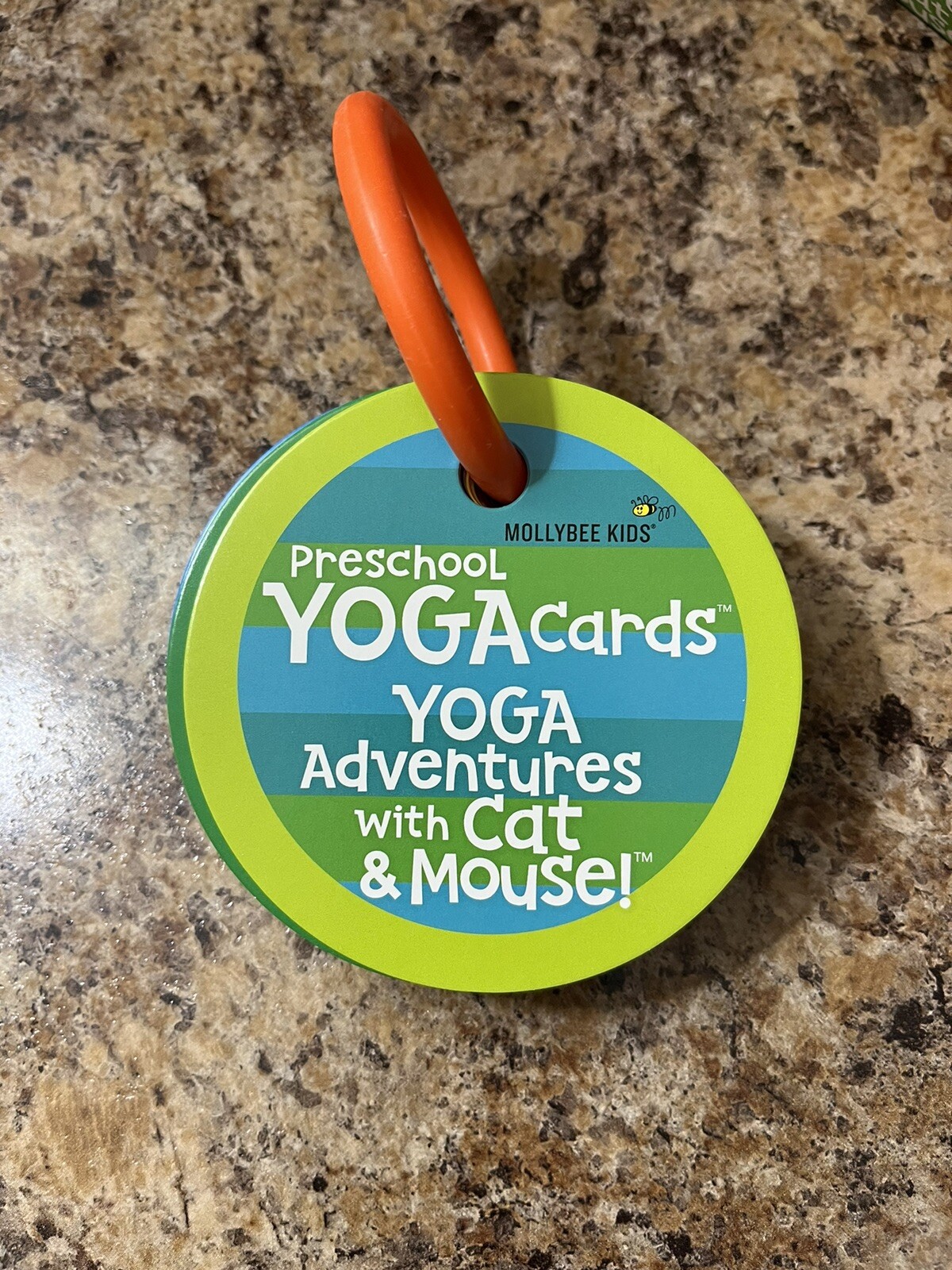 Mollybee Kids Preschool Yoga Cards Yoga Adventures with Cat and Mouse