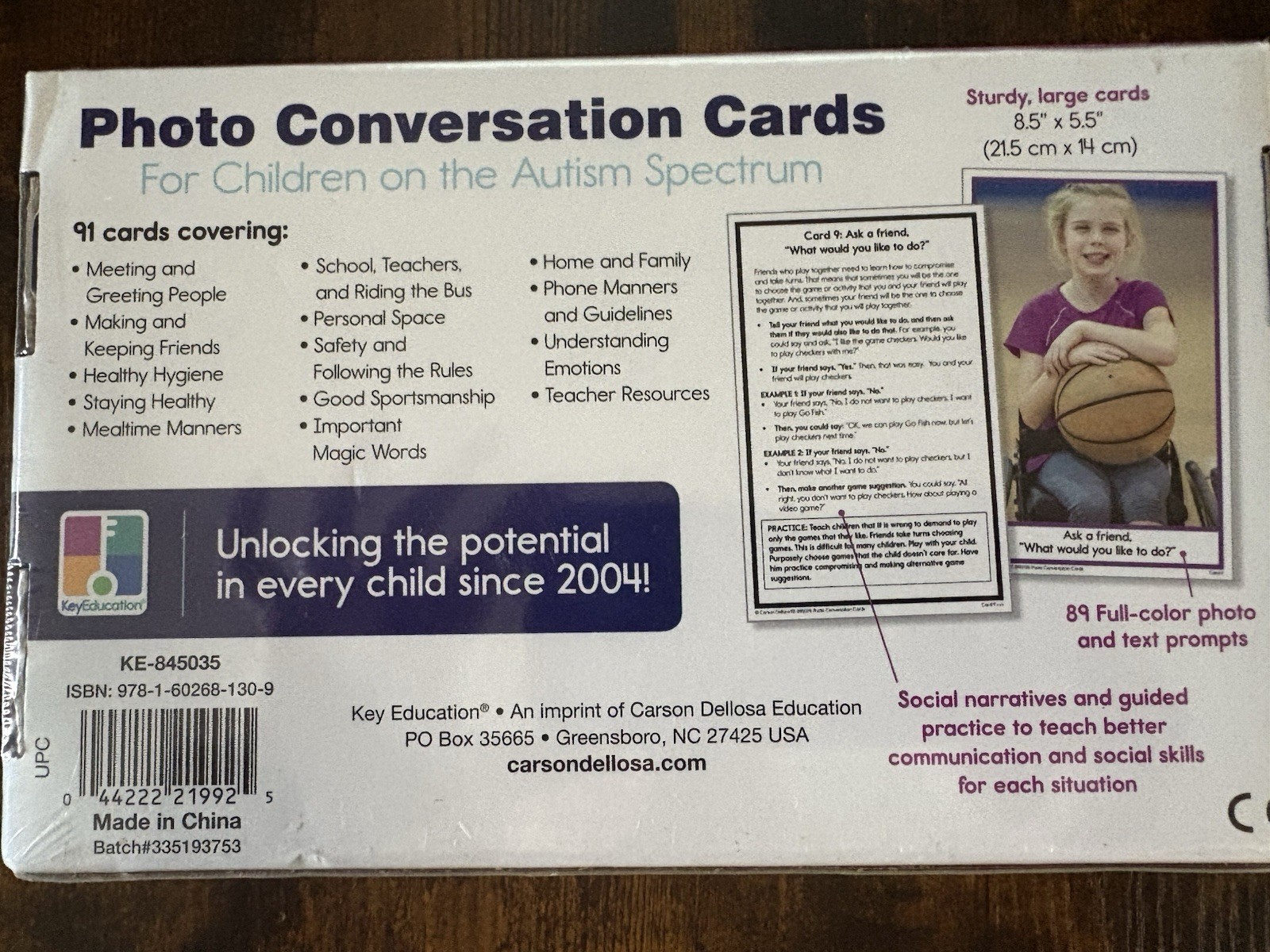 Photo Conversation Cards for Children with Autism and Asperger’s