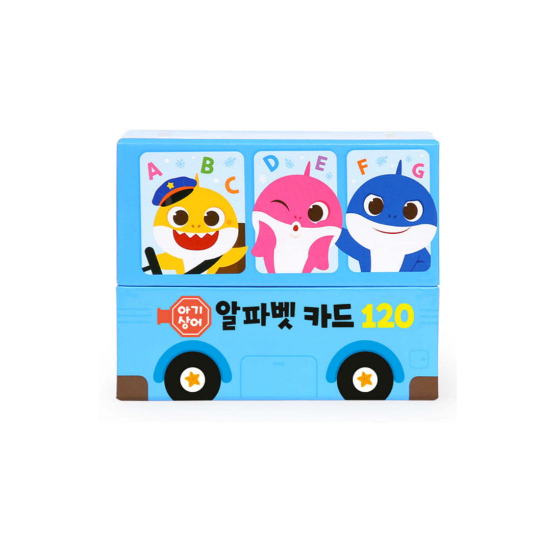 PINKFONG Baby Shark Alphabet Flash cards 120 English Vocabulary Cards
