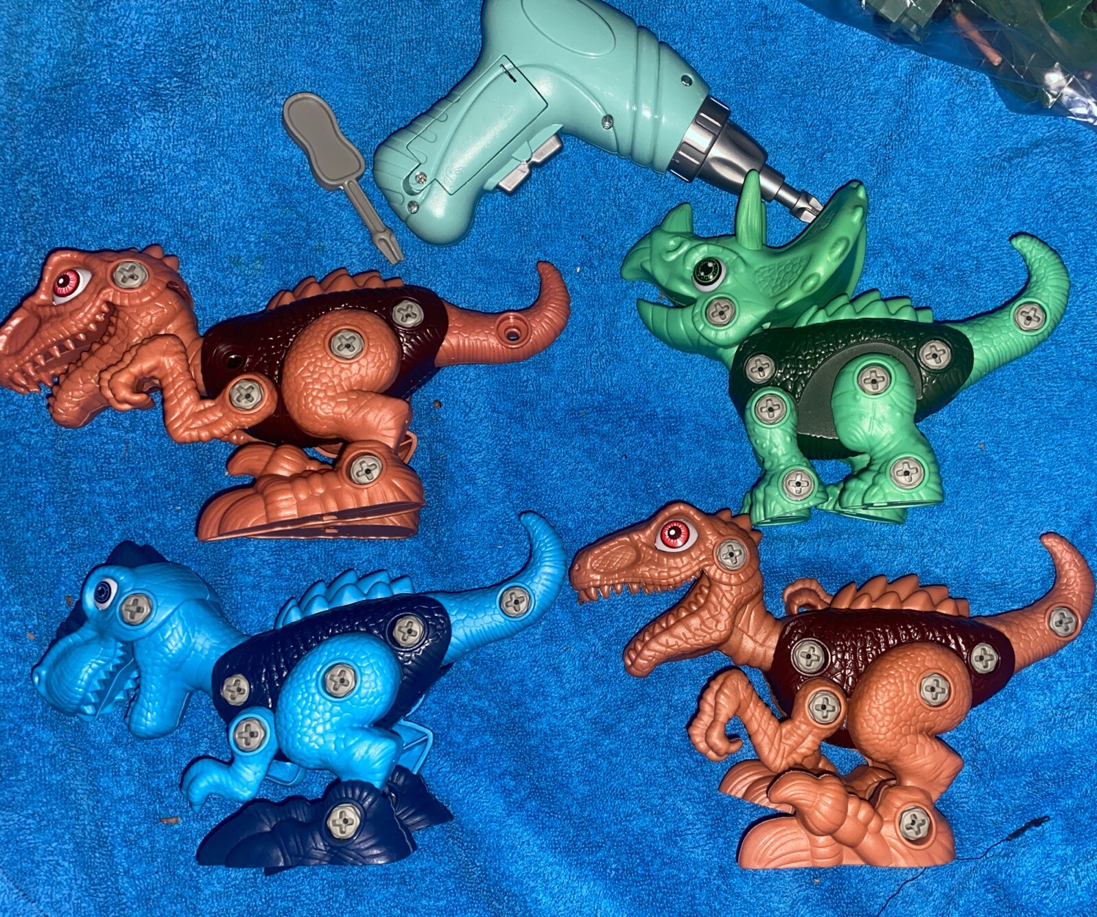 Take Apart Dinosaur Toys for 3 Yrs & Up STEM Educational Toys 4 Dinos And Tools