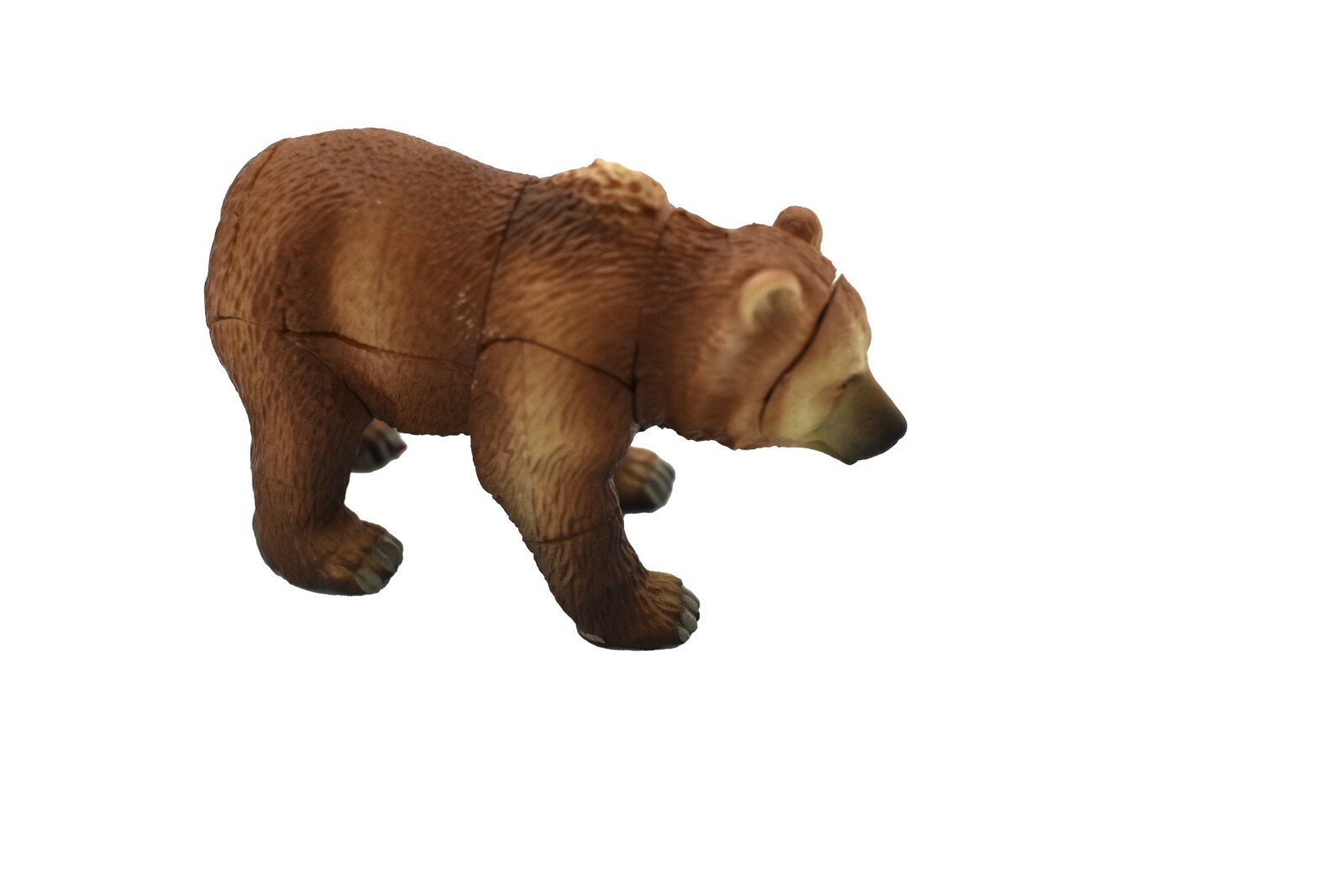 Grizzly Bear 3D Puzzle Plastic Replica 2 1/2″ long – F3028 B331