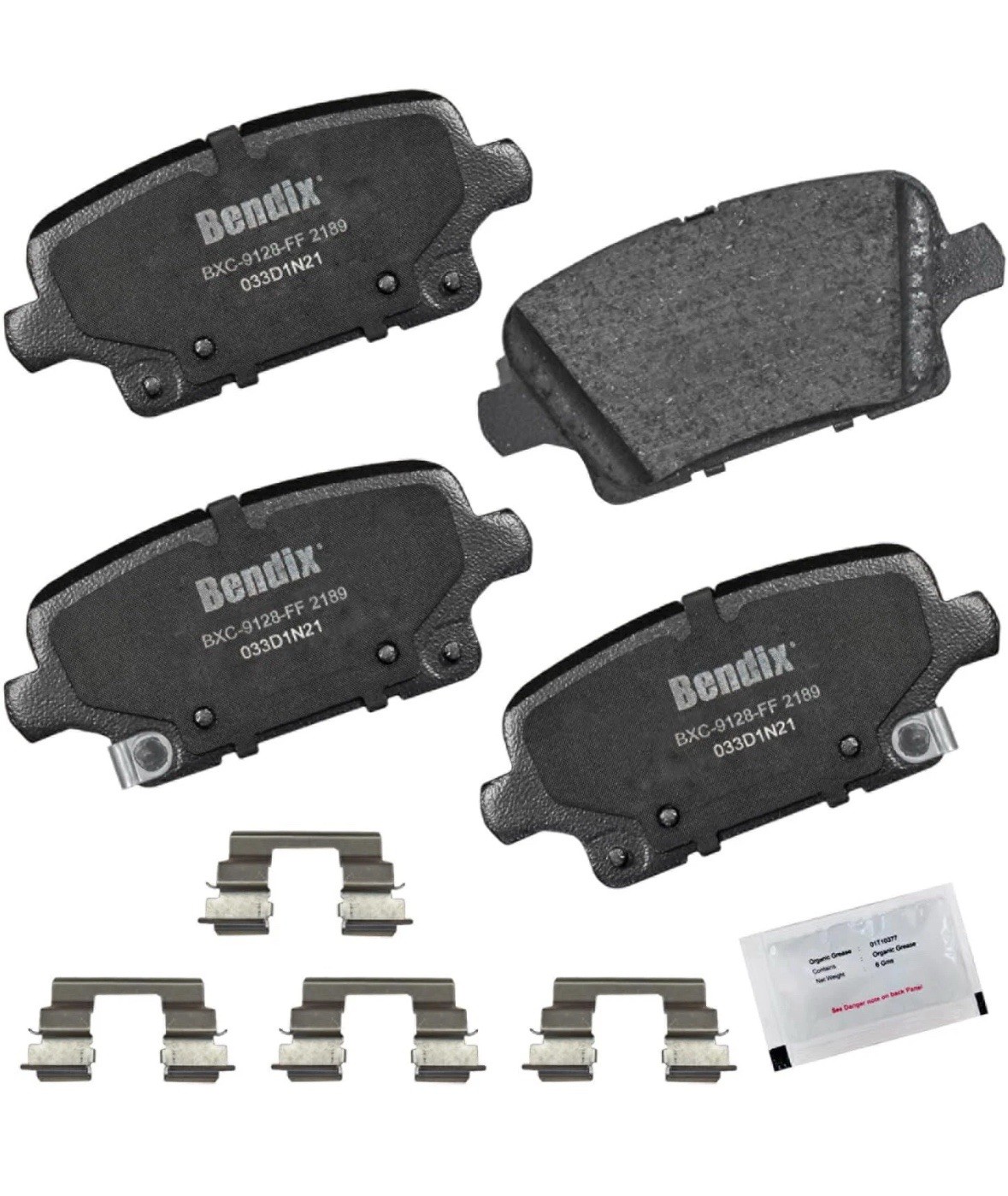 Bendix Priority 1 Ceramic Brake Pads Set For Buick Envision Cadillac Xt4