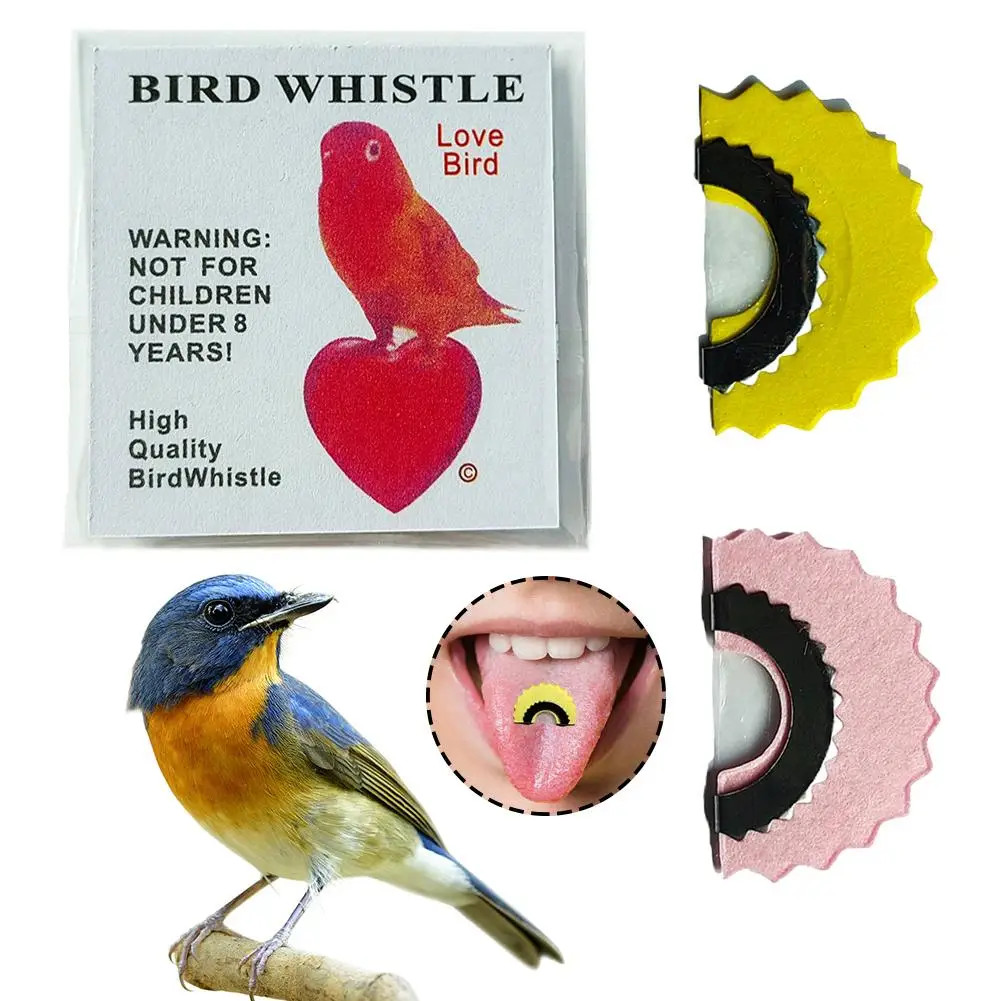 Inside Mouth Hiden Magic Tweeting Noisemaker Toy Tricks Bird Whistle For Bird