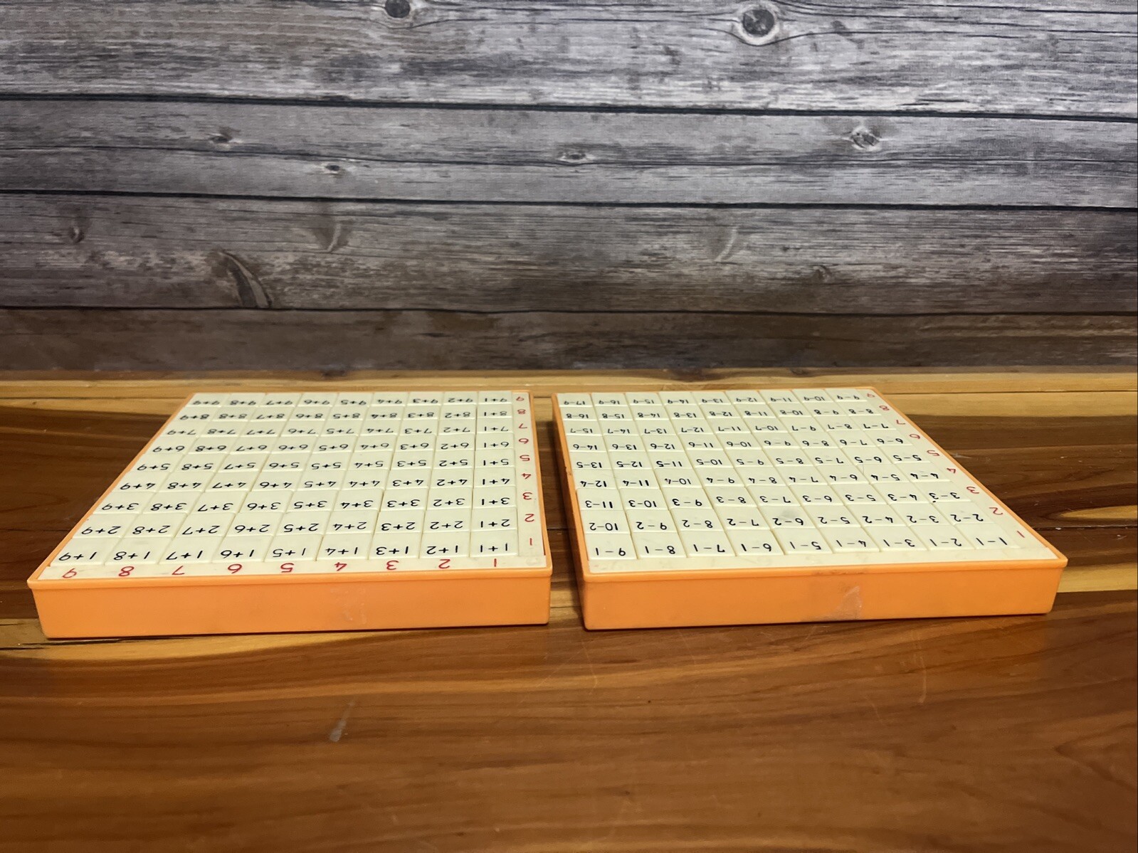 Vtg Push Down Addition & Subtraction Master Co. Counting Counters Made in Japan