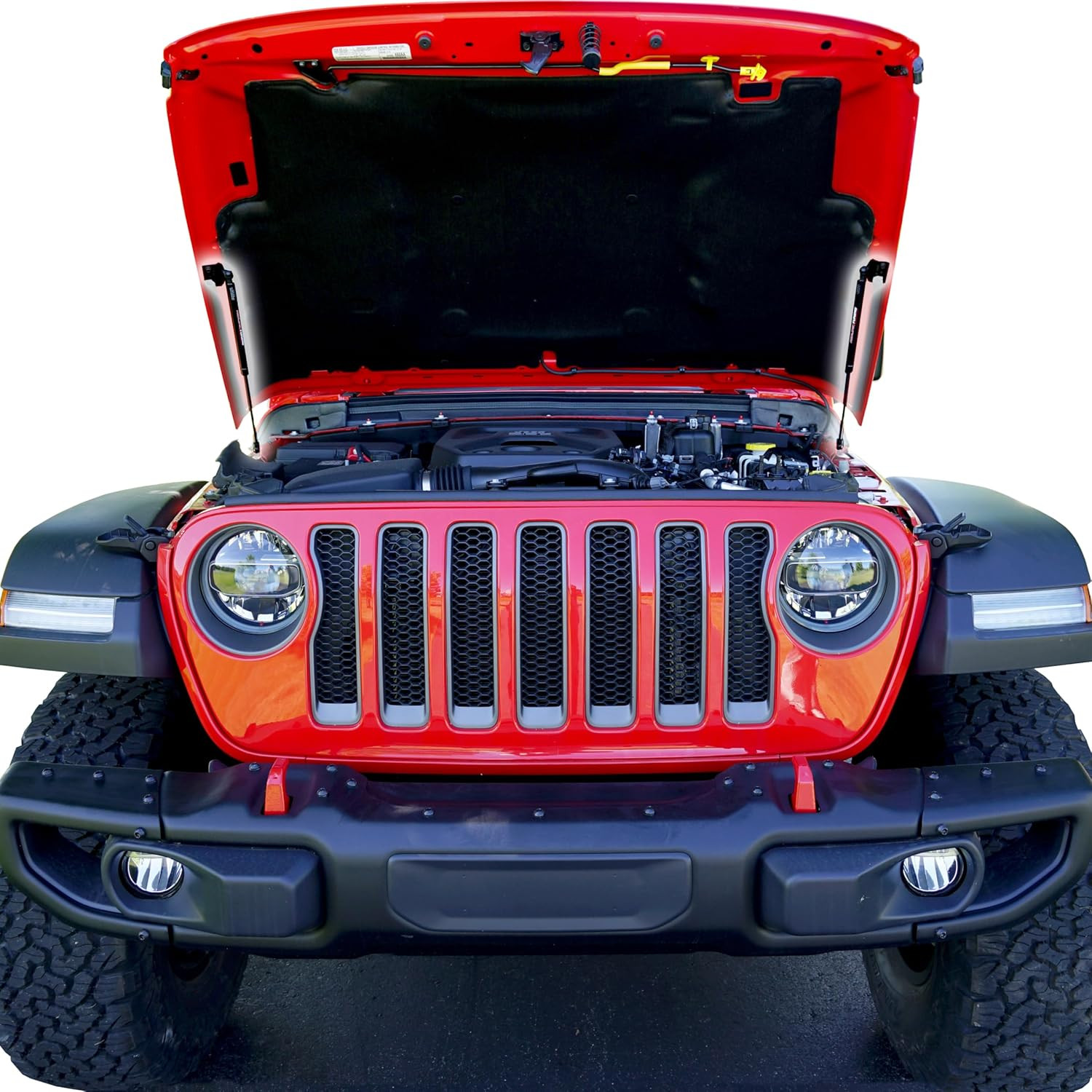 Hood Quicklift Plus for Jeep Wrangler JL & Gladiator JT – All Black Components
