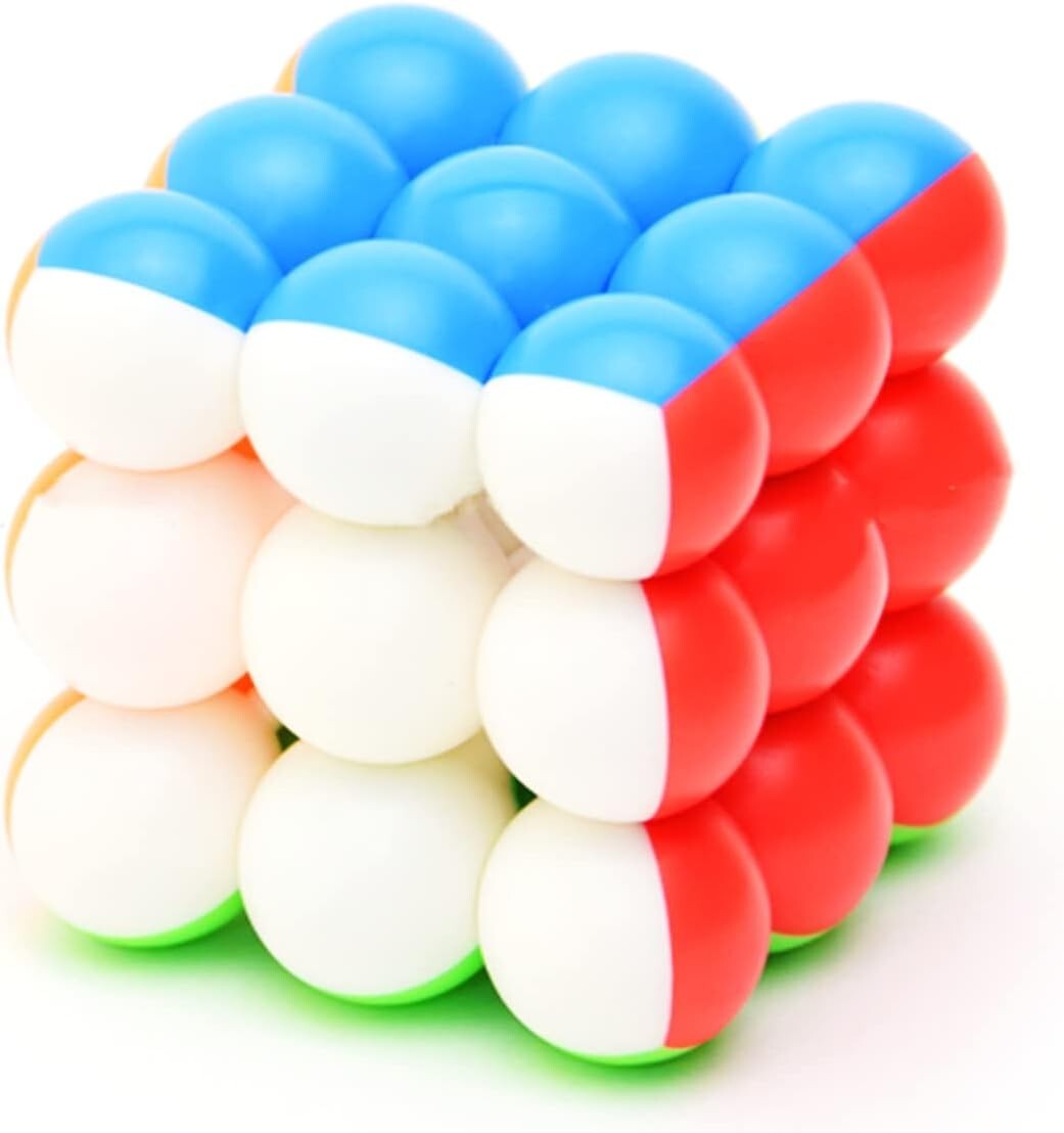 cuberspeed YJ 3 x 3 Ball Cube Beads 3 x 3 x 3 Magic Cube Puzzle Stickerless From