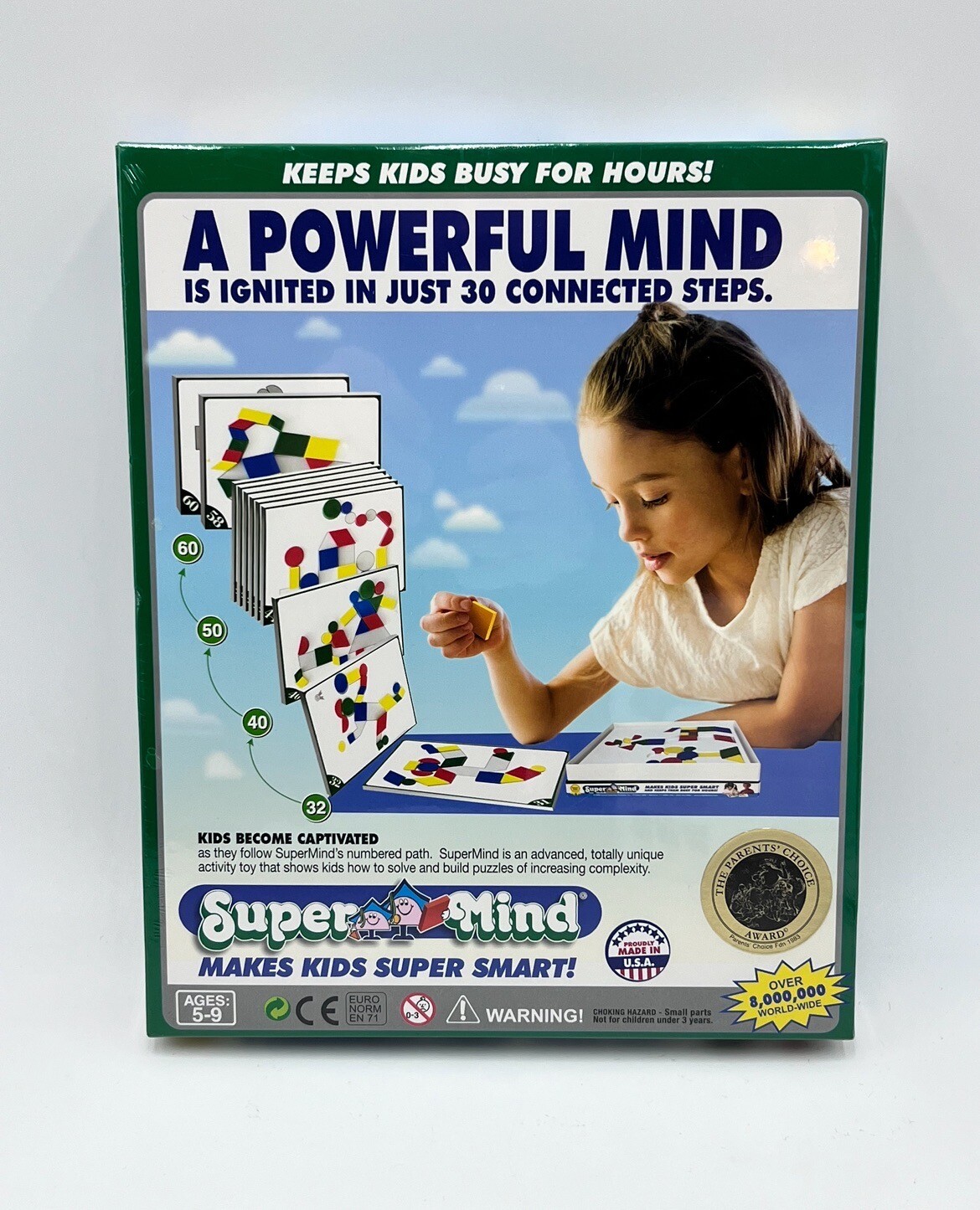 SUPER MIND by MightyMind — analytical thinking skill toy, Ages 5+. G6