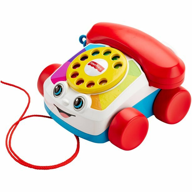 Infantino Funny Faces Ring Stacker & Fisher-Price Chatter Telephone