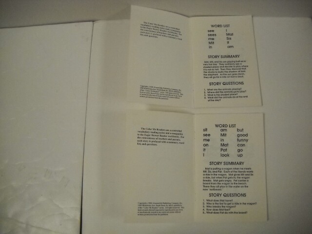 Vintage Set Of 2 Color Me Readers The Eager Beaver Series 1989 Brand New!