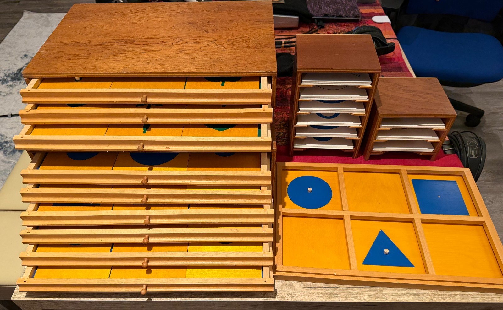Lot of Various Montessori Sets – Used (see details)