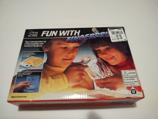 Vintage 1980’s ~ Fun with Fingerprints ~ Intro to Science ~ Age 8+ ~ NIB