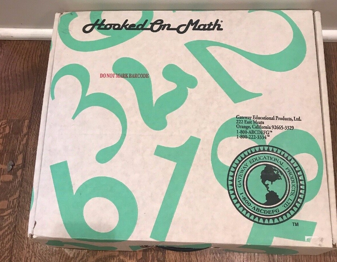 Hooked on Math Gateway Educational Products Cassette Tapes Books 1988 Homeschool