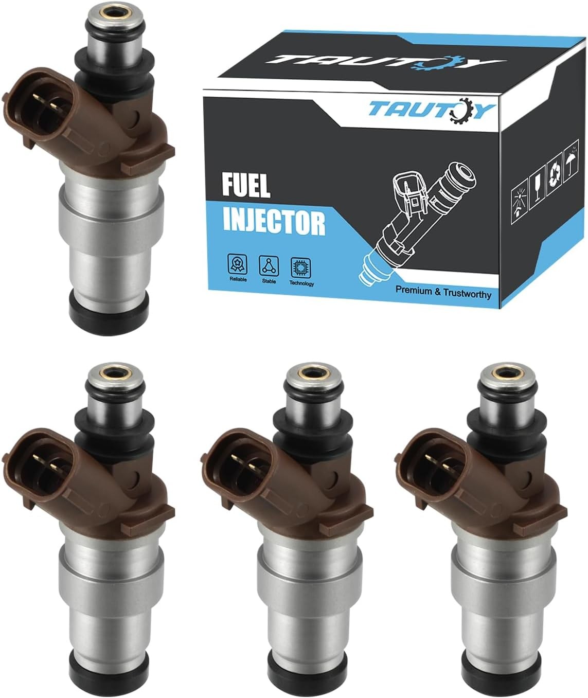 FJ377 Fuel Injectors 4PCS 2.7L Only For Toyota 4Runner 1996 1997 1998 1999 2000