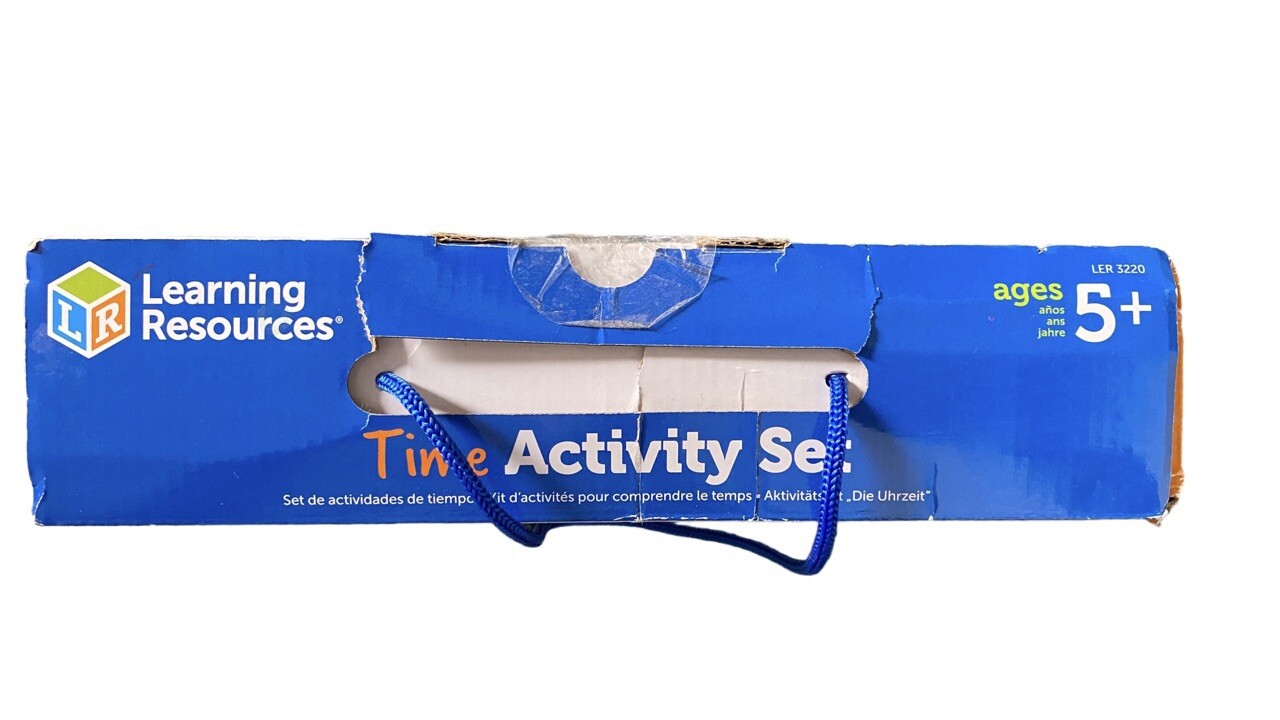 Learning Resources Time Activity Set – 41 Pieces, Ages 5+ Teaching Clocks