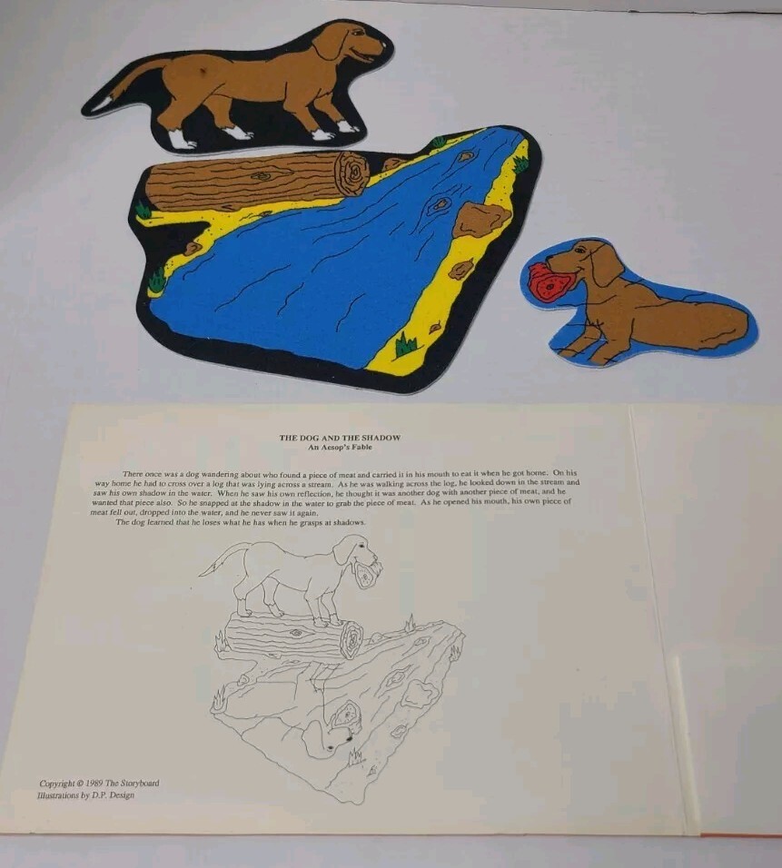 1989 The Storyboard stories & felt characters – Aesop’s Fables 5 stories